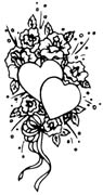 hearts and  flowers