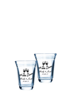 2 oz personalized Party shot glass