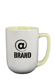 17 oz bakersfield coffee mug - cream in & handle