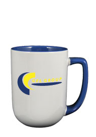 17 oz bakersfield coffee mug - lt blue in & handle