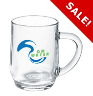 10 oz haworth glass beer mug