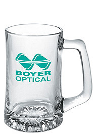 15 oz sport glass beer mug