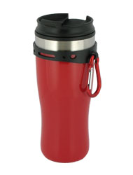 16 oz edge travel mug - red