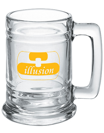 15 oz Libbey beer stein glass mug