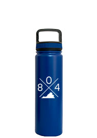 700 ML Blue Satin Eugene Vacuum Insulated Water Bottle