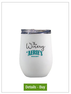 12 oz Albany Matte White Stemless Wine Vacuum Insulated