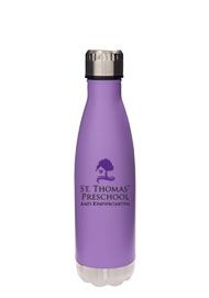 17 oz Glacier Pastel Purple Insulated Stainless Steel H2O Bottle