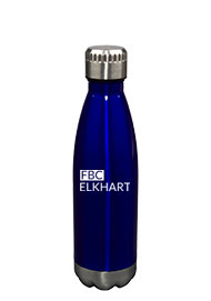 17 oz Glacier Gloss Blue Insulated Stainless Steel Water Bottle