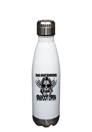 17 oz Glacier Gloss White Insulated Stainless Steel Water Bottle