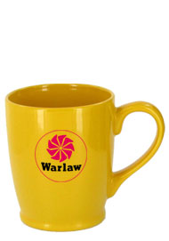 16 oz glossy kinzua coffee mugs - yellow