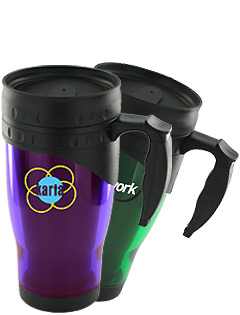 16 oz Traveler Insulated Travel Mugs - BPA Free