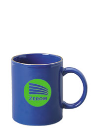 11 oz personalized coffee mug - midnight blue
