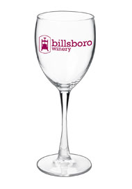 8 oz montego personalized wine glass