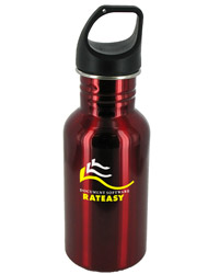 16 oz red junior excursion stainless steel sports bottle