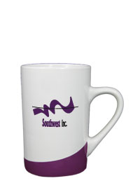 12 oz beaverton coffee mug - purple
