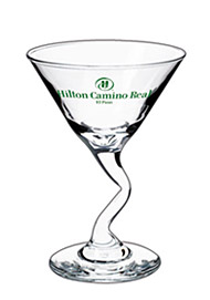 9.25 z stem customized martini glass