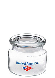 8 oz suburbia promotional glass candy jar