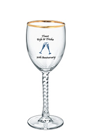 8.5 oz angelique wedding wine glass