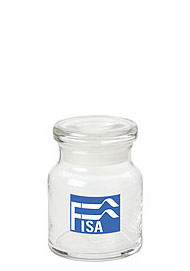 6 oz Libbey mini storage glass jar w/ flat lid