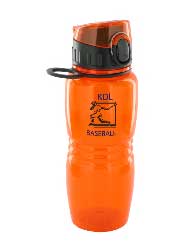 17 oz splash sports bottle - orange