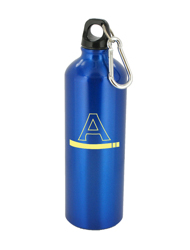 25 oz trek aluminum sports bottle - blue