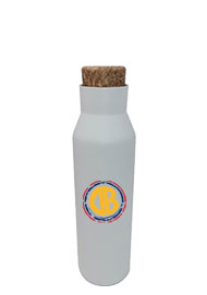 20 oz Traverse Matte White Stainless Steel Water Bottle