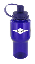 22 oz yukon sports bottle - purple