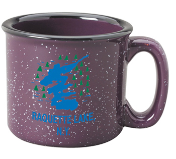 15 oz campfire stoneware mug - plum