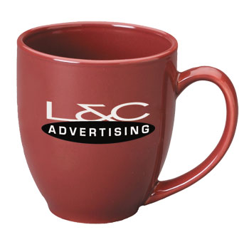 15 oz bistro mug - maroon