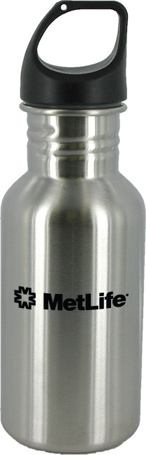 16 oz silver junior excursion stainless steel sports bottle