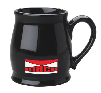 15 oz black spokane mug coffee cup