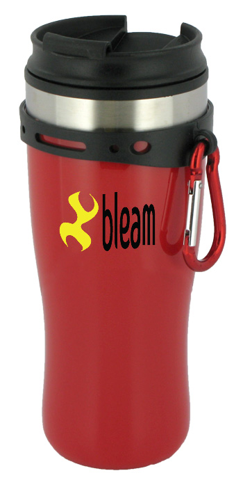 16 oz edge travel mug - red