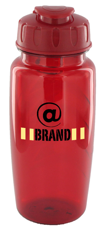 25 oz nautilus sports bottle - red