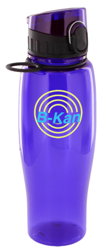 24 oz quenchers sports bottle - purple