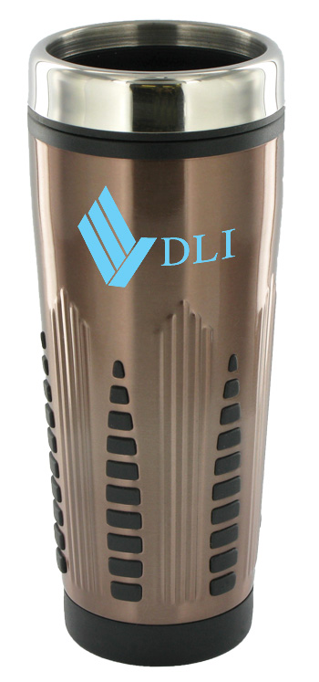 16 oz rocket travel mug - bronze