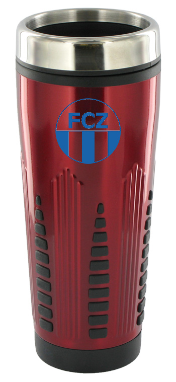 16 oz rocket travel mug - red