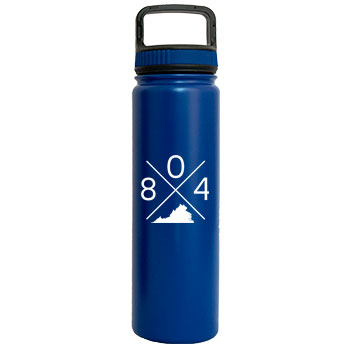 700 ML Blue Satin Eugene Vacuum Insulated Water Bottle