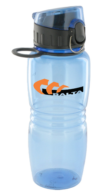 17 oz splash sports bottle - light blue