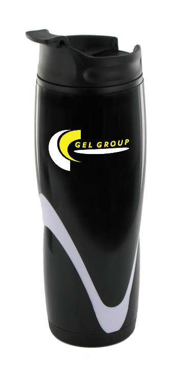 14 oz tango travel mug - black