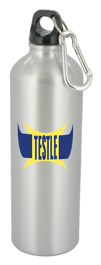 25 oz trek aluminum sports bottle - silver