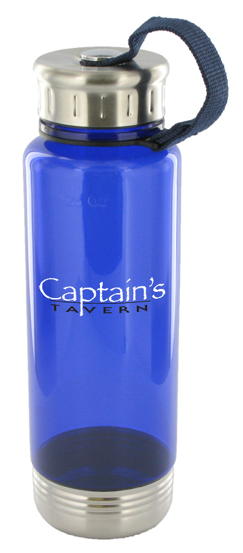 24 oz venture sports bottle - blue