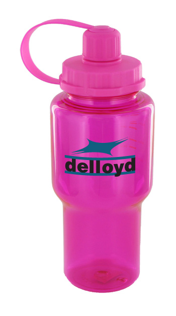 22 oz yukon sports bottle - pink