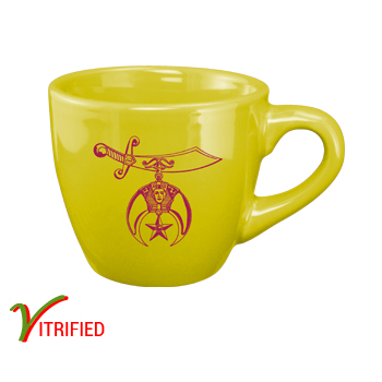3.5 oz custom restaurant espresso cup - Bright Yellow [35Y] 