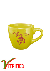 3.5 oz custom restaurant espresso cup - Bright Yellow